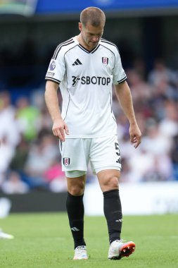 Premier Lig karşılaşmasında Fulham 'dan Joachim Andersen, 30 Ağustos 2025' te Stamford Köprüsü 'nde Chelsea Fulham' a karşı.