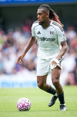 Premier Lig karşılaşmasında Fulham 'dan Alex Iwobi, 30 Ağustos 2025' te Stamford Bridge, Londra 'da Chelsea Fulham' a karşı.