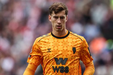 Sunderland 'dan Robin Roefs Premier League maçı sırasında Sunderland Brentford' a karşı Stadium Of Light, Sunderland, İngiltere, 30 Ağustos 2025