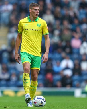 Norwich City 'den Jakov Medi Gökyüzü İddia Şampiyonası' nda Blackburn Rovers Norwich City 'ye karşı, Ewood Park, Blackburn, Birleşik Krallık, 30 Ağustos 2025