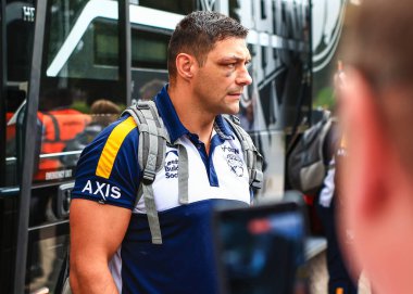 Ryan Hall of Leeds Rhinos, Betfred Süper Lig 24. Maçı 'nda Hull FC, Leeds Gergedan' a karşı MKM Stadyumu, Hull, Birleşik Krallık 'ta 30 Ağustos 2025