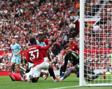 Burnley 'den Jaidon Anthony, 30 Ağustos 2025' te Old Trafford, Manchester, Birleşik Krallık 'ta oynanan Premier League maçında 2-2 berabere kaldı.