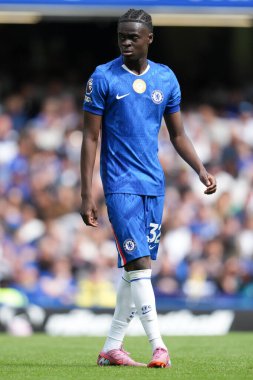 Chelsea Premier Ligi karşılaşmasında Tyrique George, 30 Ağustos 2025 'te Stamford Bridge, Londra' da Chelsea Fulham 'a karşı.