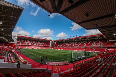 Premier Lig karşılaşması öncesinde Nottingham Forest, West Ham United 'a karşı City Ground, Nottingham, İngiltere' de 31 Ağustos 2025
