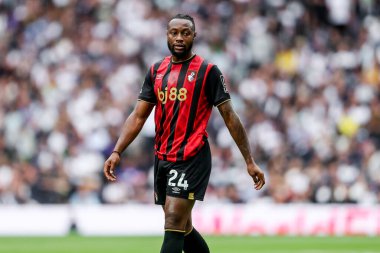 AFC Bournemouth takımından Antoine Semenyo 30 Ağustos 2025 'te Tottenham Hotspur' a karşı Bournemouth Premier Lig karşılaşmasında Londra 'daki Tottenham Hotspur Stadyumu' nda görülüyor.