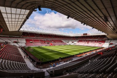 30 Ağustos 2025 'te İngiltere' nin Sunderland-Brentford Stadyumu 'nda oynanan Premier Lig karşılaşmasında Işık Stadyumu' nun genel görüntüsü.