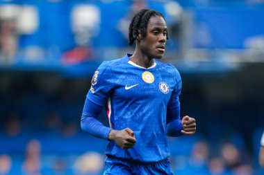 Chelsea Premier Ligi karşılaşmasında Trevoh Chalobah Stamford Bridge, Londra 'da Chelsea Fulham' a karşı, 30 Ağustos 2025