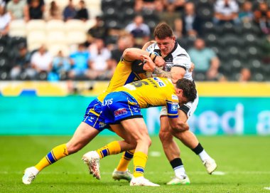 Hull FC 'den Jordan Lane, Leeds Rhinos takımından Brodie Croft tarafından 30 Ağustos 2025' te MKM Stadyumu 'nda oynanan Betfred 24. Süper Lig karşılaşmasında yenildi.