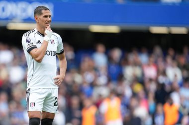 Premier Lig karşılaşmasında Fulham 'dan Saa Luki Chelsea' ye karşı Stamford Bridge, Londra, 30 Ağustos 2025