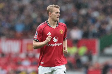 Manchester United ile Burnley arasındaki Premier Lig maçı sırasında Manchester United 'dan Matthijs de Ligt 30 Ağustos 2025' te Old Trafford, Manchester 'da karşı karşıya geldi.