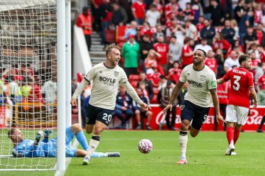 West Ham United takımından Callum Wilson, İngiltere 'nin Nottingham şehrinde oynanan Premier League maçı Nottingham Forest-West Ham United maçında 0-3' lük galibiyetini kutluyor.