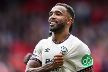 West Ham United takımından Callum Wilson, İngiltere 'nin Nottingham şehrinde oynanan Premier League maçı Nottingham Forest-West Ham United maçında 0-3' lük galibiyetini kutluyor.
