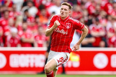 Nottingham Ormanı 'ndan Elliot Anderson Premier League maçı sırasında Nottingham Forest, West Ham United' a karşı City Ground, Nottingham, İngiltere 'de 31 Ağustos 2025' te