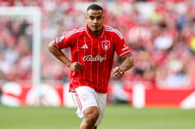 Nottingham Ormanı 'ndan Murillo Premier Lig maçı sırasında Nottingham Forest, West Ham United' a karşı City Ground, Nottingham, İngiltere 'de 31 Ağustos 2025