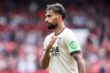 West Ham United takımından Lucas Paqueta, İngiltere 'nin Nottingham şehrinde oynanan Premier League maçı Nottingham Forest-West Ham United maçında 0-2' lik galibiyetini kutluyor.