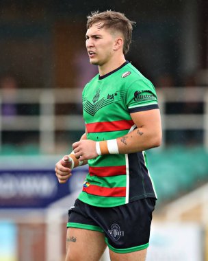 Keighley Cougars 'dan Oliver Whitford Betfred League 1 maçı sırasında North Wales Crusaders, Stadiwm CSM, Colwyn Bay, İngiltere' de Keighley Cougars 'a karşı 31 Ağustos 2025