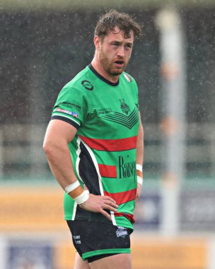 Keighley Cougars 'dan Dan Parker, Betfred League 1 maçında North Wales Crusaders, Stadiwm CSM, Colwyn Bay, İngiltere' de Keighley Cougars 'a karşı 31 Ağustos 2025