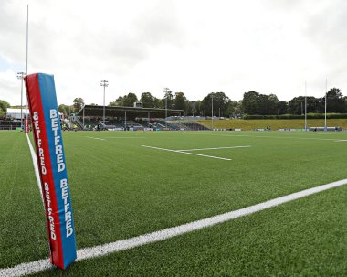 Betfred Ligi 1 maçından önce Stadiwm CSM 'in genel bir görüntüsü North Wales Crusaders' a karşı Stadiwm CSM, Colwyn Bay, Birleşik Krallık, 31 Ağustos 2025
