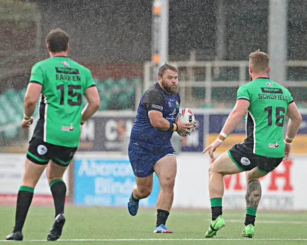 Kuzey Galler Haçlıları 1. Betfred Ligi maçında North Wales Haçlılarına karşı Stadiwm CSM, Colwyn Bay, Birleşik Krallık, 31 Ağustos 2025