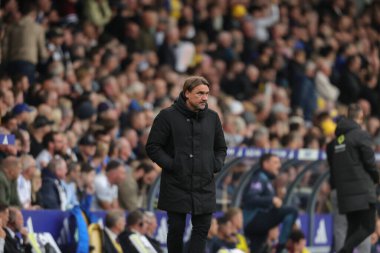 Leeds United 'ın Daniel Farke teknik direktörü Leeds United - Leeds Bournemouth maçı sırasında 27 Eylül 2025 Elland Road, Leeds, İngiltere 