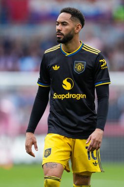 Manchester United takımından Matheus Cunha Premier League maçında Brentford Manchester United 'a karşı Gtech Community Stadyumu, Londra, Birleşik Krallık, 27 Eylül 2025 