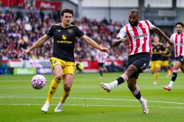 Brentford 'dan Igor Thiago Premier League maçında 1-0 öne geçiyor Brentford Manchester United' a karşı Gtech Community Stadyumu, Londra, 27 Eylül 2025 