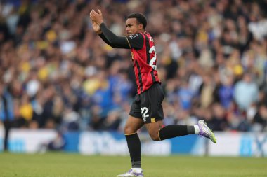 Eli Junior Kroupi of Bournemouth celebrates his goal to make it 2-2 during the Premier League match Leeds United vs Bournemouth at Elland Road, Leeds, United Kingdom, 27th September 2025