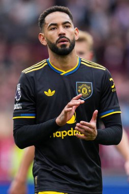 Manchester United 'dan Matheus Cunha Premier League maçından sonra Brentford Manchester United' a karşı Gtech Community Stadyumu, Londra, Birleşik Krallık, 27 Eylül 2025 