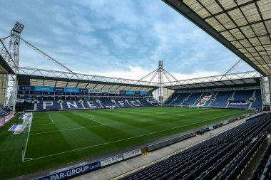 Deepdale Stadyumu 'nun, 27 Eylül 2025' te İngiltere 'nin Deepdale kentinde oynanan Preston North End-Bristol maçı öncesinde genel bir görüntüsü. 
