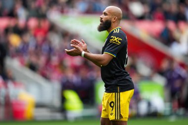 Manchester United 'dan Bryan Mbeumo Premier League maçı sırasında Brentford Manchester United' a karşı Gtech Community Stadyumu, Londra, Birleşik Krallık, 27 Eylül 2025 