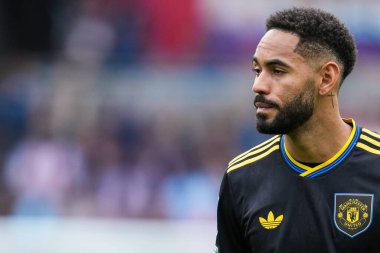 Manchester United takımından Matheus Cunha Premier League maçında Brentford Manchester United 'a karşı Gtech Community Stadyumu, Londra, Birleşik Krallık, 27 Eylül 2025 