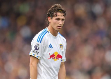 Leeds United 'dan Brenden Aaronson Premier League maçı sırasında Leeds United ile Bournemouth arasında 27 Eylül 2025' te Elland Road, Leeds, İngiltere 'de oynandı.