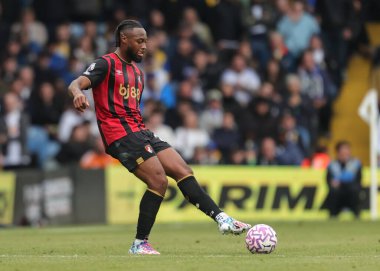 Bournemouth takımından Antoine Semenyo, 27 Eylül 2025 'te İngiltere' nin Leeds Road kentinde oynanan Premier League maçında Leeds United ve Bournemouth maçında rol aldı.