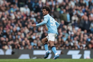 Manchester Premier Lig karşılaşmasında Oscar Bobb Manchester City ile Burnley maçı sırasında Etihad Stadyumu, Manchester, Birleşik Krallık, 27 Eylül 2025 