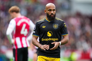 Manchester United 'dan Bryan Mbeumo Premier League maçı sırasında Brentford Manchester United' a karşı Gtech Community Stadyumu, Londra, Birleşik Krallık, 27 Eylül 2025 