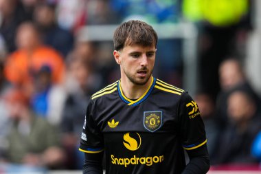 Manchester United 'dan Mason Mount Premier League maçında Brentford Manchester United' a karşı Gtech Community Stadyumu, Londra, 27 Eylül 2025 