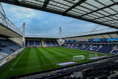 Deepdale Stadyumu 'nun, 27 Eylül 2025' te İngiltere 'nin Deepdale kentinde oynanan Preston North End-Bristol maçı öncesinde genel bir görüntüsü. 