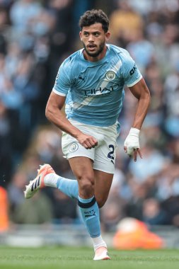 Manchester City Premier Lig karşılaşmasında Josko Gvardiol ile Manchester City arasında Etihad Stadyumu, Manchester, İngiltere, 27 Eylül 2025 