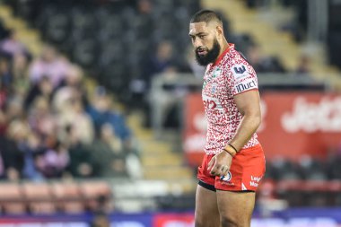 Isaac Liu of Leigh Leopards during the Betfred Super League play-off Eliminator 1 match Leigh Leopards vs Wakefield Trinity at Progress With Unity Stadium, Leigh, United Kingdom, 26th September 2025