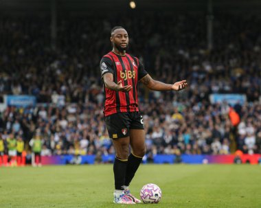 Antoine Semenyo of Bournemouth reacts during the Premier League match Leeds United vs Bournemouth at Elland Road, Leeds, United Kingdom, 27th September 2025