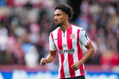 Brentford 'dan Kevin Schade Premier League maçı sırasında Brentford Manchester United' a karşı Gtech Community Stadyumu, Londra, Birleşik Krallık, 27 Eylül 2025 