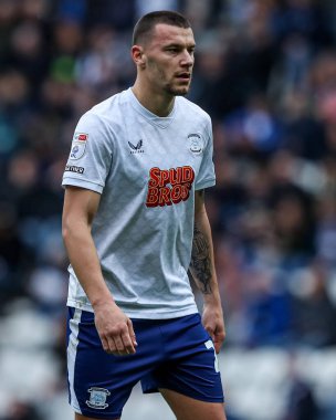 Preston North End 'den Milutin Osmajiç Gökyüzü İddia Şampiyonası' nda Preston North End Bristol City 'ye karşı Deepdale, Preston, Birleşik Krallık, 27 Eylül 2025 