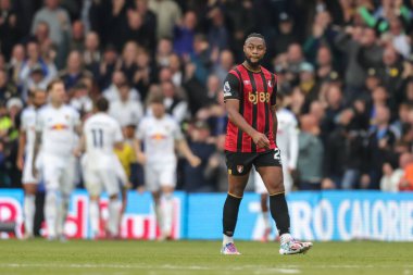 Bournemouth 'dan Antoine Semenyo Premier League maçı sırasında Leeds United ile Bournemouth arasında 27 Eylül 2025' te Elland Road, Leeds, İngiltere 'de oynanan maçta