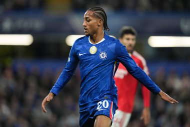 Chelsea 'den Joao Pedro UEFA Şampiyonlar Ligi karşılaşmasında Chelsea - Benfica Stamford Bridge, Londra, 30 Eylül 2025