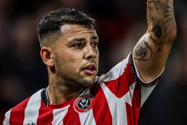 Sheffield United takımının oyuncusu Gustavo Hamer, 30 Eylül 2025 'te Sheffield United ile Southampton maçında Bramall Lane, Sheffield, İngiltere' de karşılaştı.
