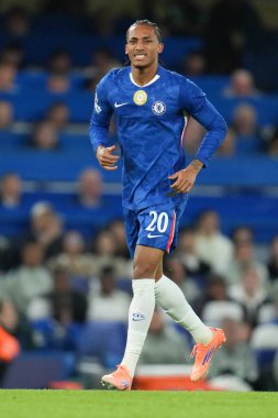 Chelsea 'den Joao Pedro UEFA Şampiyonlar Ligi karşılaşmasında Chelsea - Benfica Stamford Bridge, Londra, 30 Eylül 2025