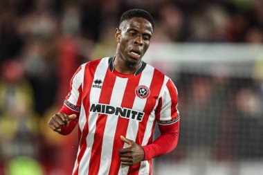 Sheffield United takımından Chiedozie Ogbene 30 Eylül 2025 'te Sheffield United ile Southampton arasında oynanan maçta