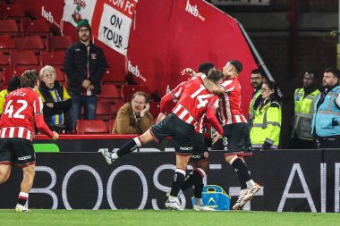 Sheffield United takımından Tyrese Campbell, 30 Eylül 2025 'te Bramall Lane, Sheffield, İngiltere' de oynanan 