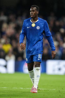 Chelsea 'den Jamie Gittens UEFA Şampiyonlar Ligi karşılaşmasında Chelsea - Benfica Stamford Bridge, Londra, 30 Eylül 2025