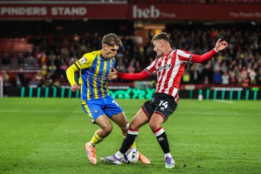 Southampton 'dan Tom Fellows, Sheffield United' ın 30 Eylül 2025 'te Bramall Lane, Sheffield, Birleşik Krallık' ta oynanan 
